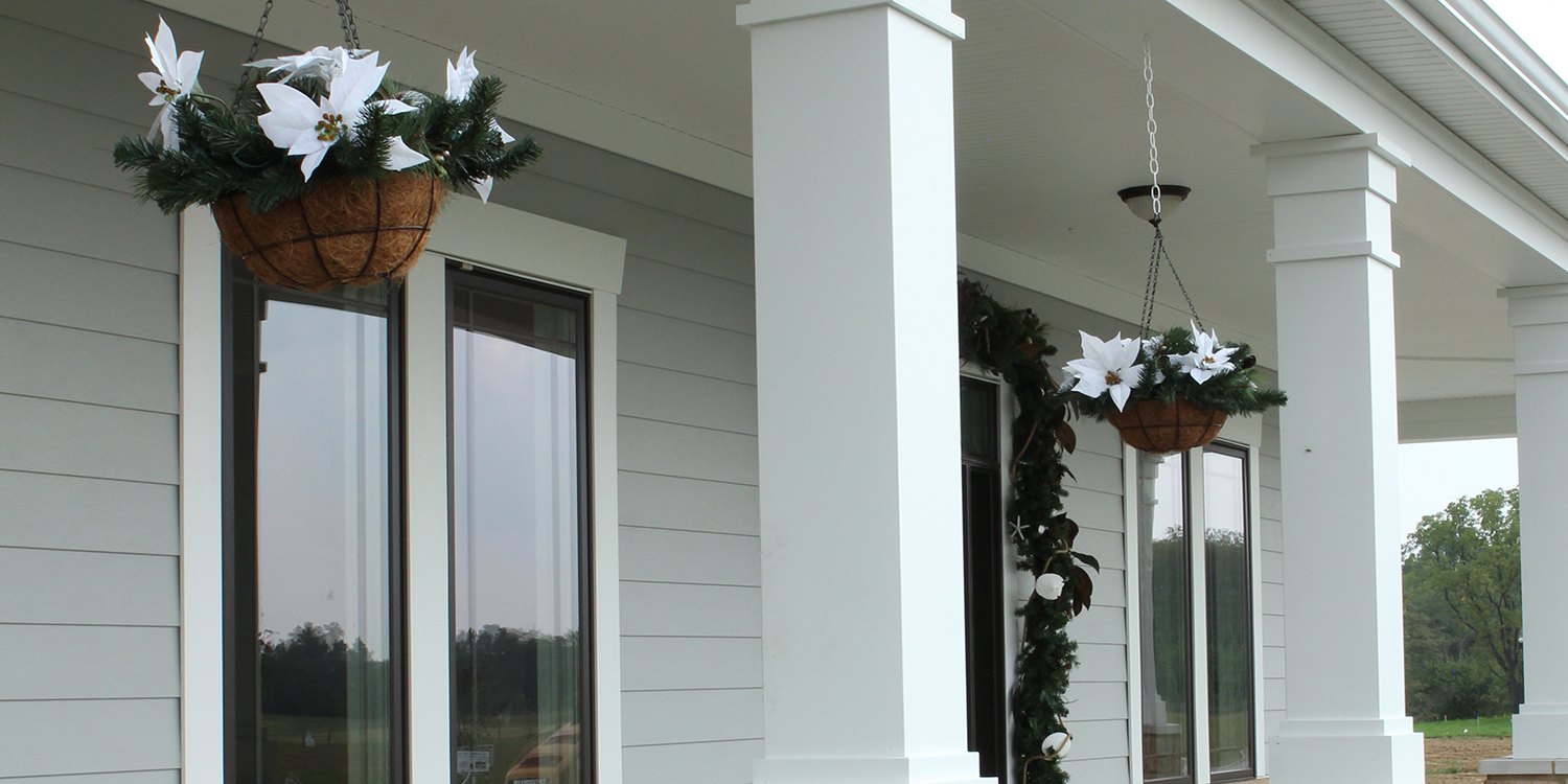 Updating Porch Posts // DIY Column Wrap 