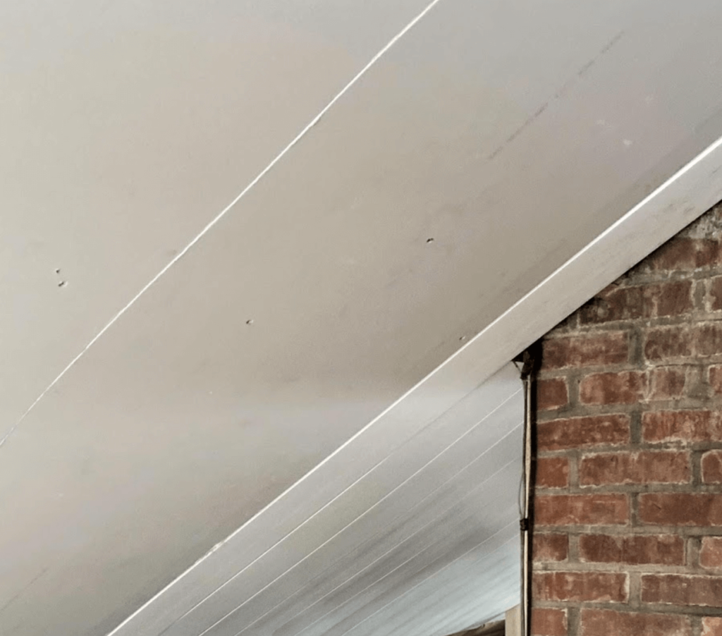 Attic Interior ceiling