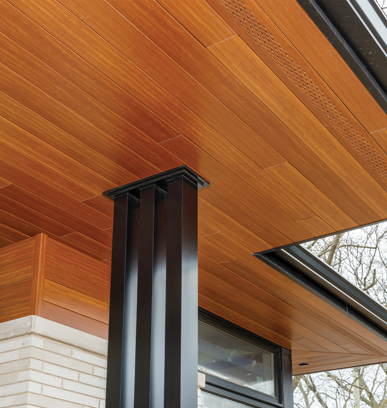 Cedar Renditions 6 inch Soffit in Timberline